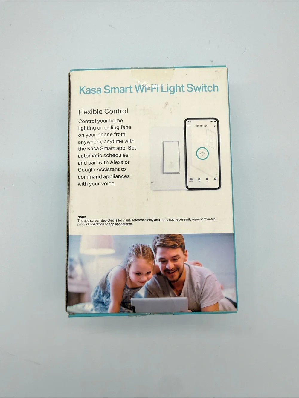 New never open Box TP-Link Kasa Smart Wi-Fi Light Switch — White